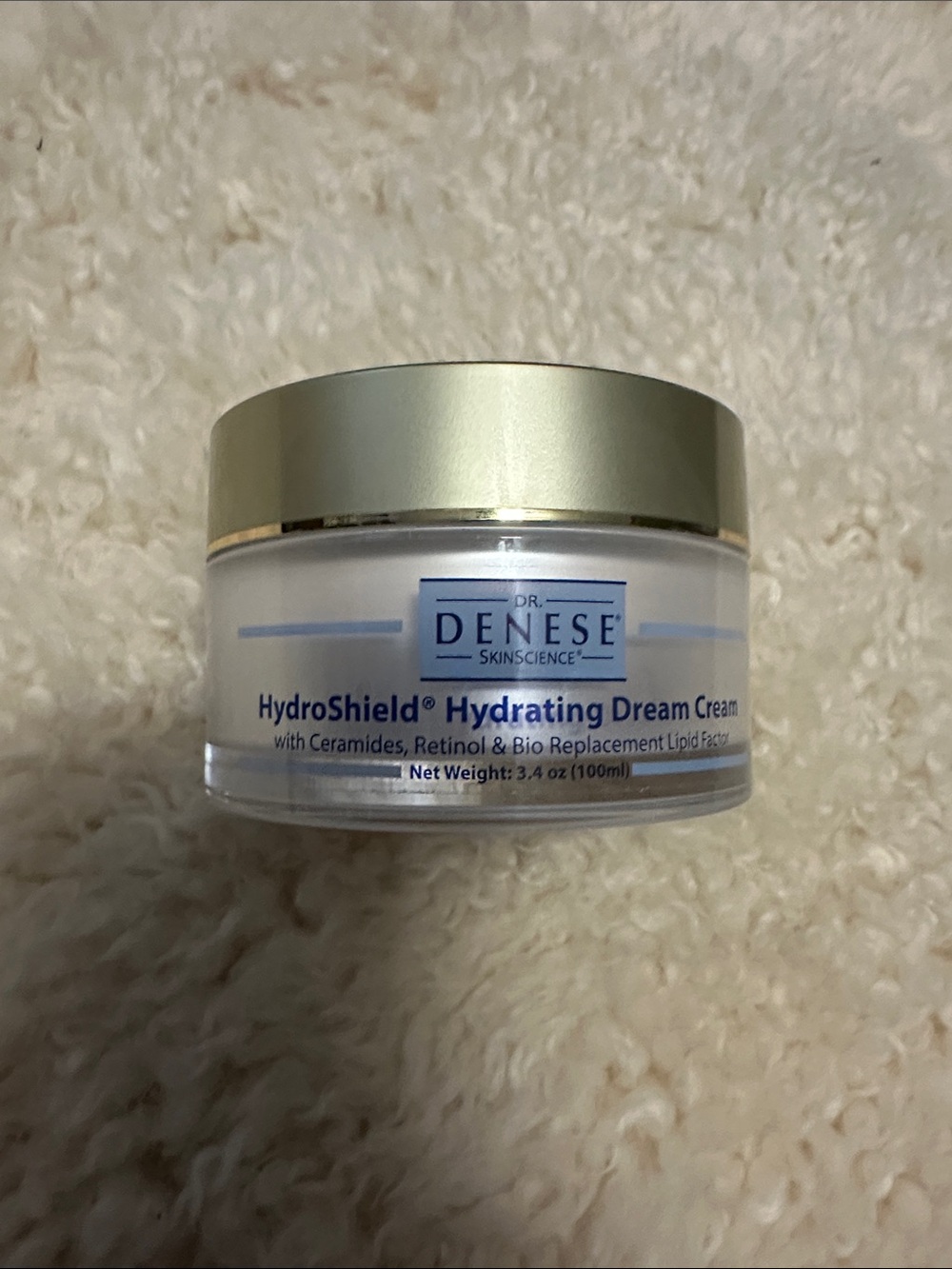 NWOB HydroShield Hydrating Dream Cream – White and Gold